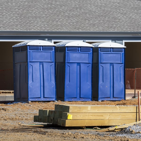 how can i report damages or issues with the portable toilets during my rental period in Clearview